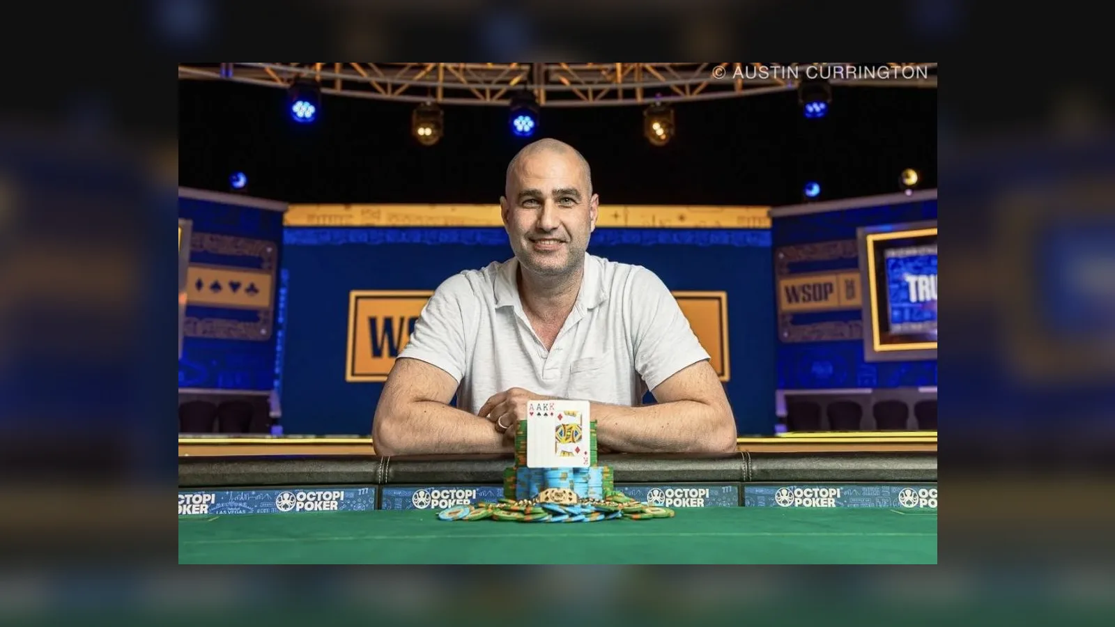 צמיד WSOP לדוד שמואל, ישראלי המתגורר בארה״ב