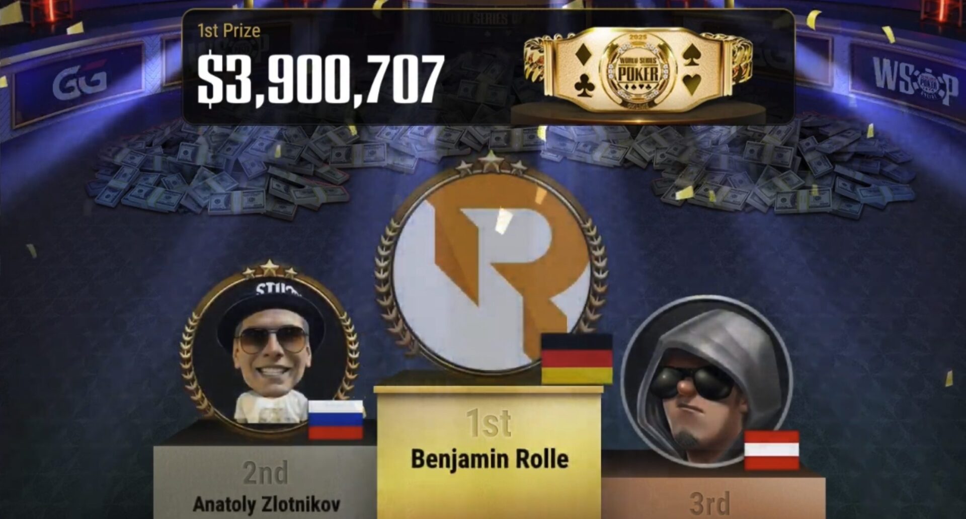 Benjamin 'bencb789' Rolle Wins WSOP Online Main Event for $3.9 Million